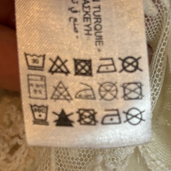 Zara Cropped Crotchet and Lace Top - Picture 8 of 8